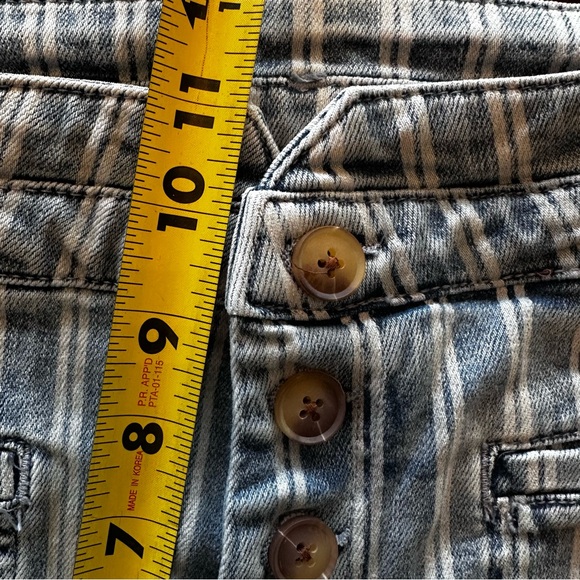 NWT Pilcro striped high rise slim jeans - Picture 7 of 11